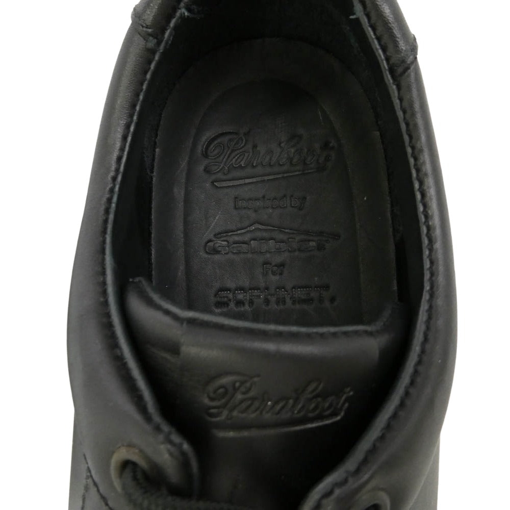 SOPHNET. ソフネット Paraboot パラブーツ 25AW SPNT-252094 x PARABOOT パラブーツ MONTANA モンタナ レザー ブーツ ブラック系【極上美品】【中古】