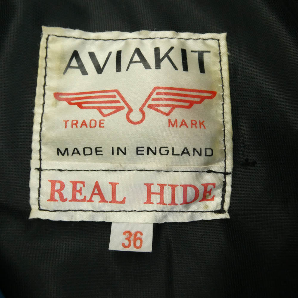 Lewis Leathers ルイスレザー No.441 CYCLONE REGULAR FIT HORSEHIDE サイクロン レギュラーフィット ホースハイド ヴィンテージターコイズ ライダース ジャケット ブルー系 36【中古】