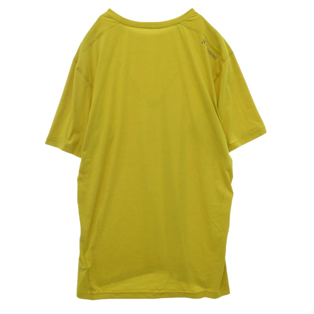 HOUDINI フーディニ Ms Pace Air Tee ペース エア ティー 半袖 カットソー イエロー系 XXL【美品】【中古】