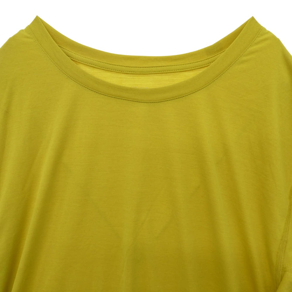 HOUDINI フーディニ Ms Pace Air Tee ペース エア ティー 半袖 カットソー イエロー系 XXL【美品】【中古】