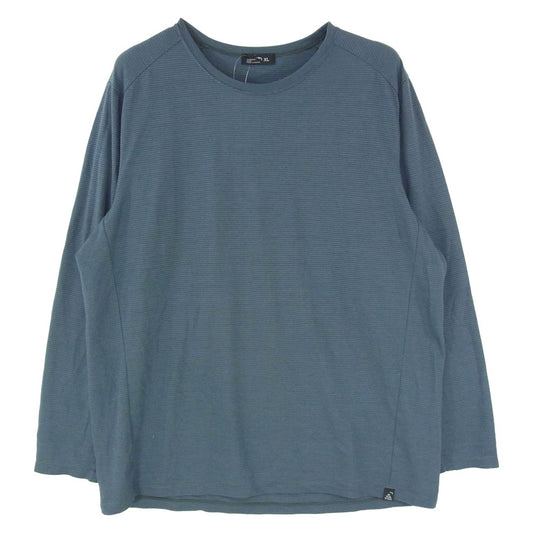スタティック CHOICE FOR THE EARTH 長袖 Tシャツ カットソー ネイビー系 XL【中古】