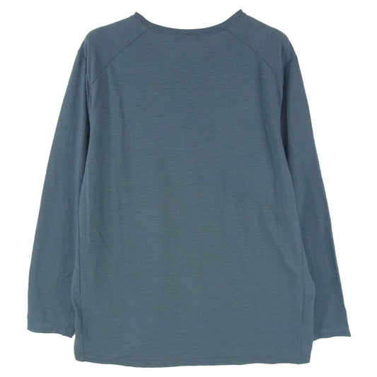 スタティック CHOICE FOR THE EARTH 長袖 Tシャツ カットソー ネイビー系 XL【中古】