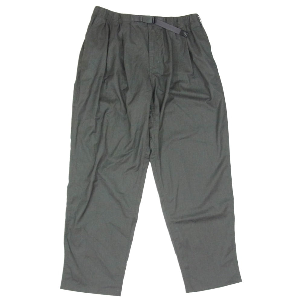 Gramicci グラミチ GUP-21F1906 Bshop 別注 WIDE TAPERED PANTS 2タック ワイド テーパード パンツ グレー系 XL【中古】
