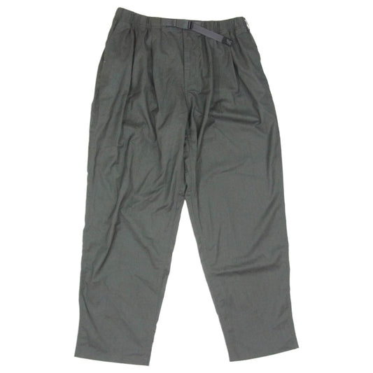 Gramicci グラミチ GUP-21F1906 Bshop 別注 WIDE TAPERED PANTS 2タック ワイド テーパード パンツ グレー系 XL【中古】