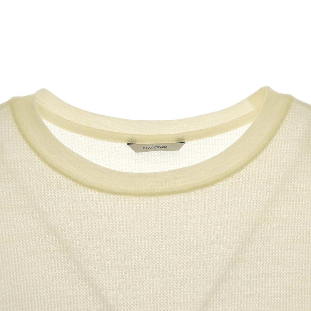 ムーンライトギア MLG25-IN001 Any Crew エニー クルー サーマル カットソー オフホワイト系 L【美品】【中古】