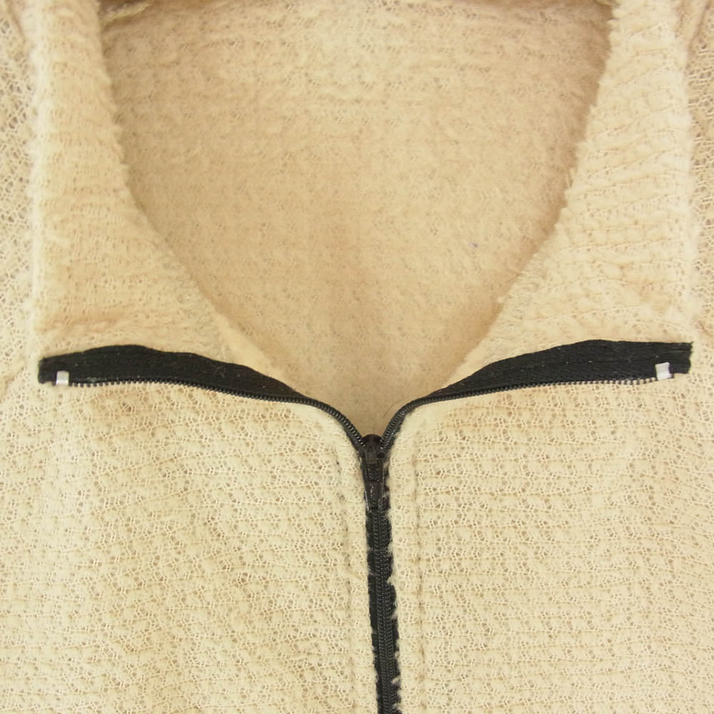 センチデザインズ USA製 POLARTEC A90 Half-Zip Hoodie Dune ポーラテック アルファ 90 ウィズ ハーフジップ フリース プルオーバー ベージュ系 XXL【中古】