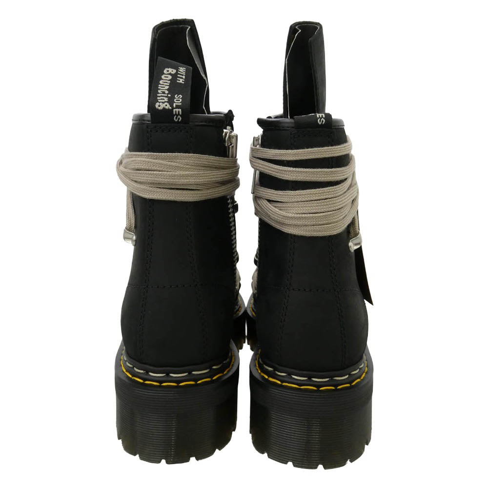 Rick Owens リックオウエンス Dr.Martens ドクターマーチン 25AW DM02E68128001 × Dr.Martens 1460 Quad Sole Megalace Boot Black ドクターマーチン クアッド ソール メガ レースブーツ シューズ ブラック系 EU 42【新古品】【未使用】【中古】