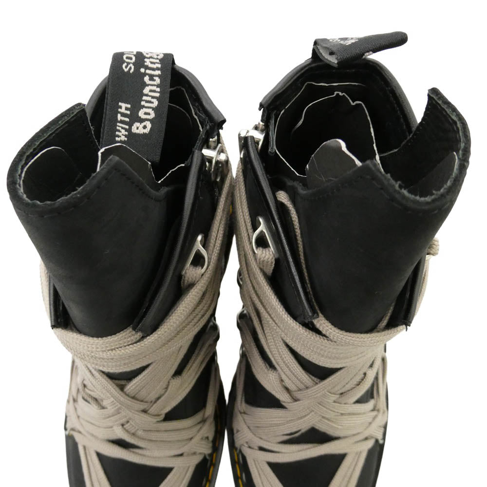 Rick Owens リックオウエンス Dr.Martens ドクターマーチン 25AW DM02E68128001 × Dr.Martens 1460 Quad Sole Megalace Boot Black ドクターマーチン クアッド ソール メガ レースブーツ シューズ ブラック系 EU 42【新古品】【未使用】【中古】
