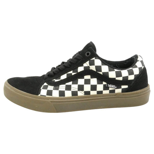 VANS バンズ 721454 OLD SKOOL BMX CHECKERBOARD オールドスクール チェッカー ローカット スニーカー ブラック系 ホワイト系 29cm【中古】