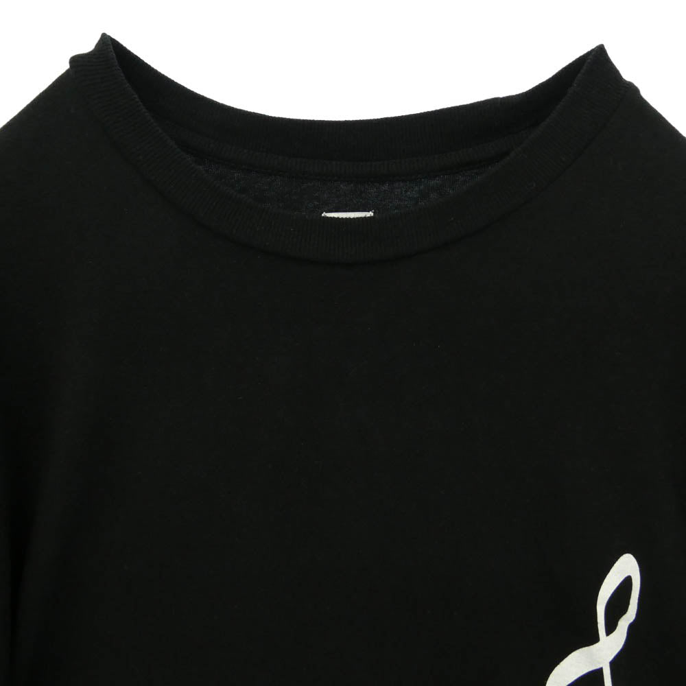 SEQUEL シークエル SQ-22AW-ST-09 音符 プリント 半袖 Tシャツ ブラック系 XL【中古】