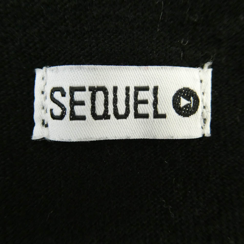 SEQUEL シークエル 24SS SQ-24SS-ST-05 キャット フォト プリント 半袖 Tシャツ ブラック系 XXL【中古】