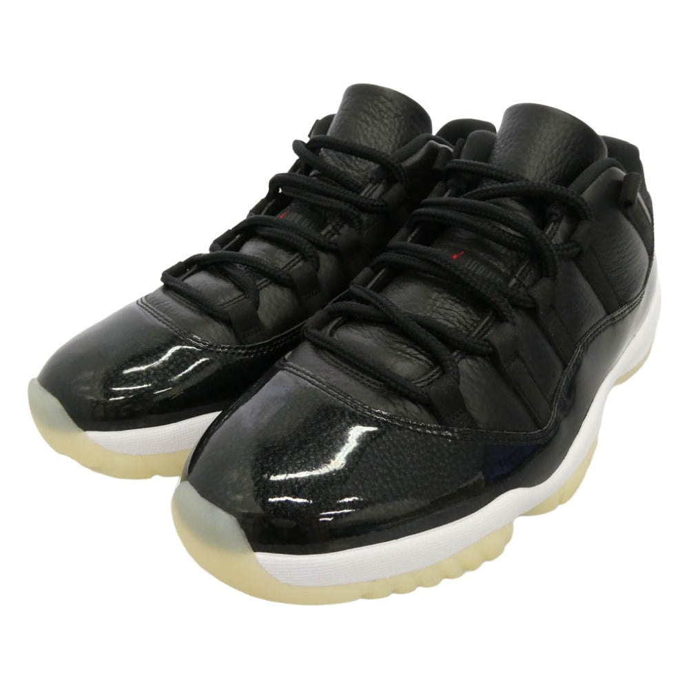 NIKE AIR JORDAN ナイキ ジョーダン AV2187-001 Air Jordan 11 Low AJ11 エアジョーダン11 72-10 ローカット スニーカー ブラック系 ホワイト系 29cm【美品】【中古】