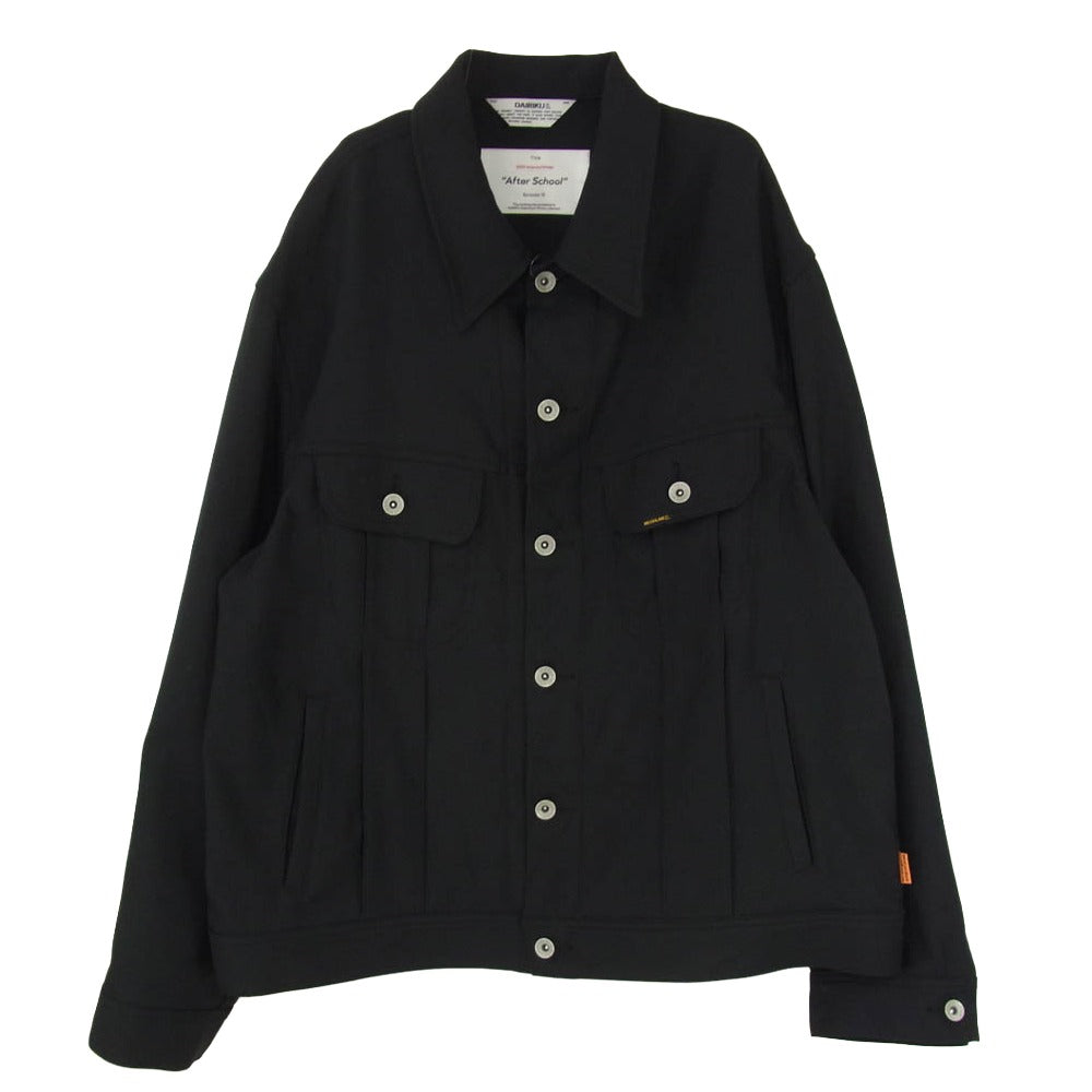 ダイリク 22AW 22AW P-1 Regular Polyester Jacket レギュラー ポリエステル ジャケット ブラック系 L【中古】