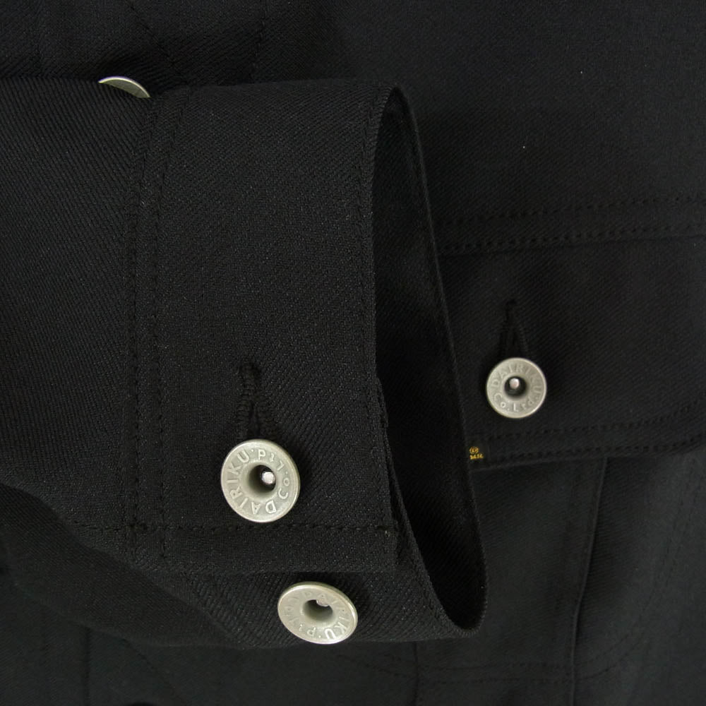 ダイリク 22AW 22AW P-1 Regular Polyester Jacket レギュラー ポリエステル ジャケット ブラック系 L【中古】