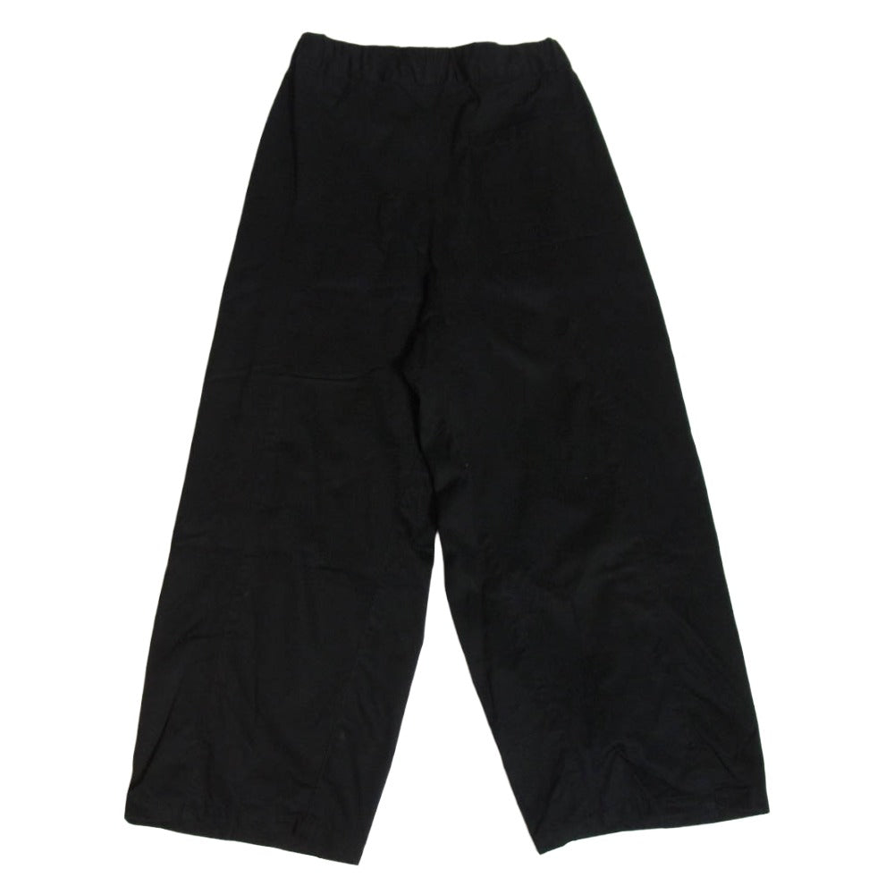 セイジネーション BOX PLEAT TROUSER ボックス プリーツ ワイド トラウザーズ パンツ ブラック ブラック系 XL【中古】