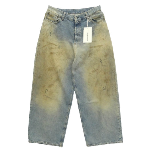ACNE STUDIOS アクネストゥディオズ B00381 2023M Blue Super Baggy Fit Jeans penicillin ペニシリン ヴィンテージ加工 スーパーバギー デニムパンツ ライトブルー系 CN185/92A EUR52【中古】