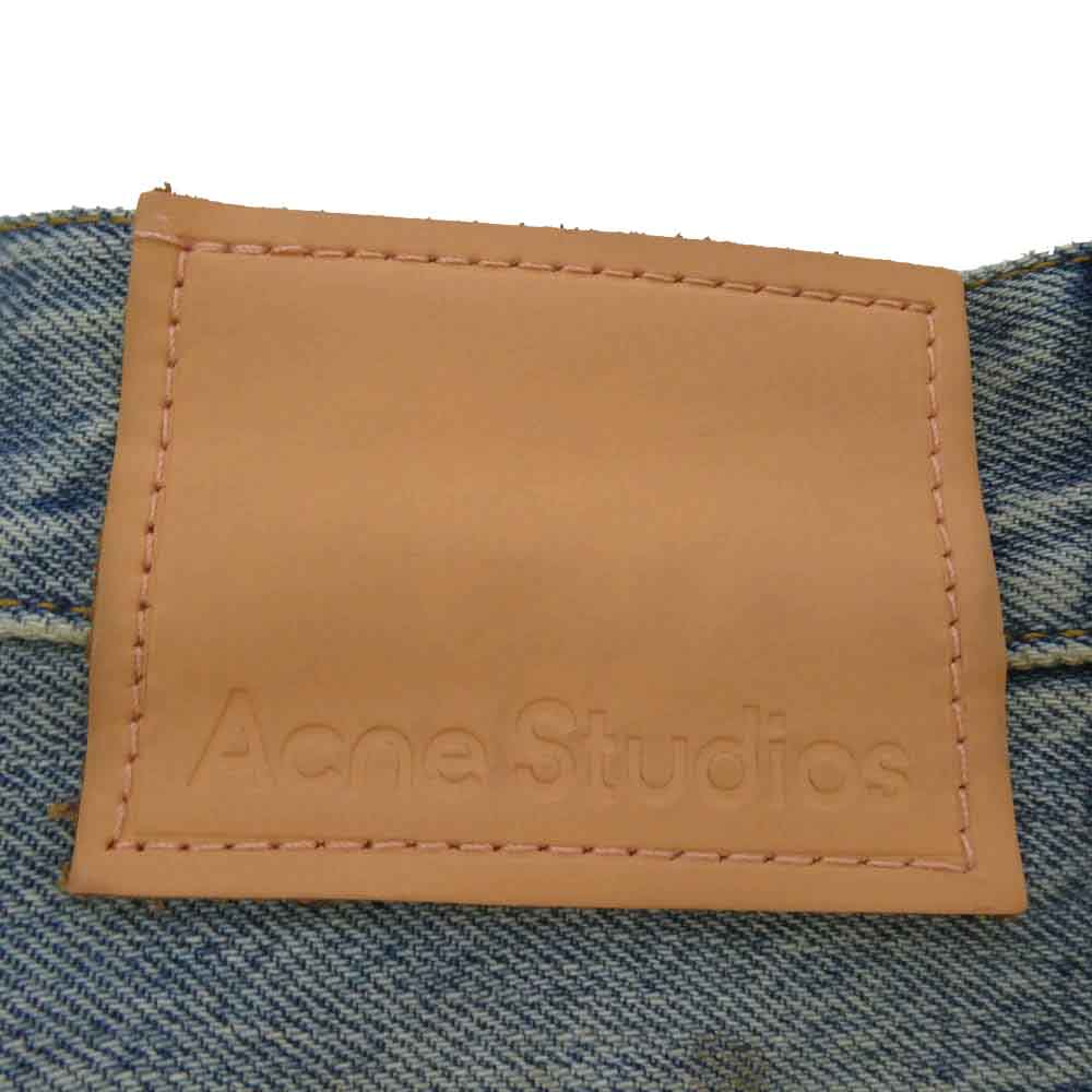 ACNE STUDIOS アクネストゥディオズ B00381 2023M Blue Super Baggy Fit Jeans penicillin ペニシリン ヴィンテージ加工 スーパーバギー デニムパンツ ライトブルー系 CN185/92A EUR52【中古】