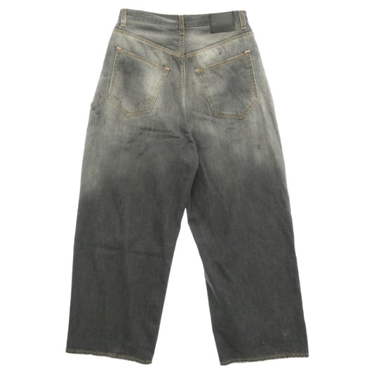 ACNE STUDIOS アクネストゥディオズ B00396 2023M FN Black Trafalgar Super Buggy Fit Denim Pants ヴィンテージ加工 トラファルガー スーパーバギー デニムパンツ ジーンズ グレー系 CN185/92A EUR52 【中古】