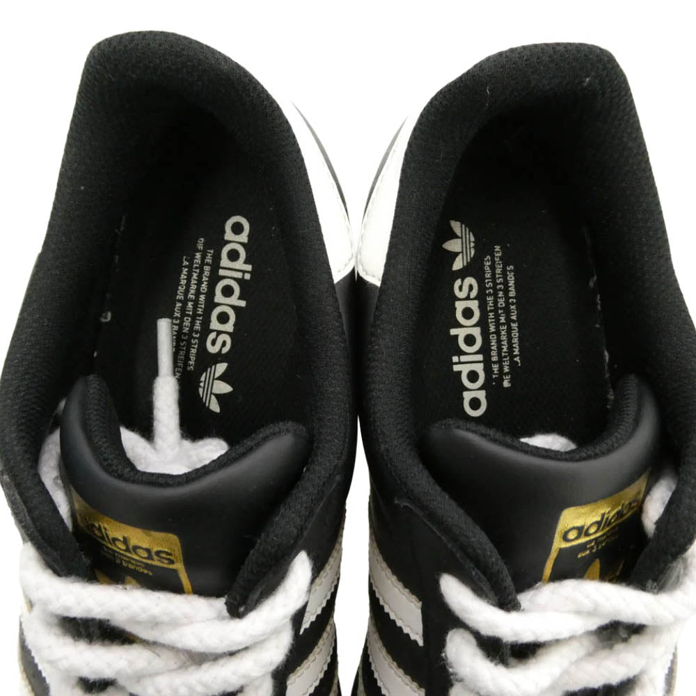 adidas アディダス EG4959 Superstar Core Black スーパースター コアブラック スニーカー ブラック系 オフホワイト系 28cm【中古】