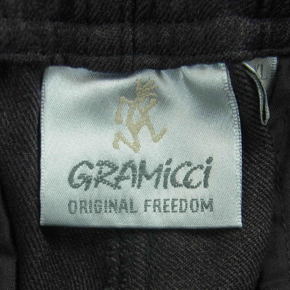 Gramicci グラミチ GMP4-FJP15 WOOL LIKE SLACKS PANT ウールライク スラックス パンツ 中国製 ダークグレー系 XL【中古】