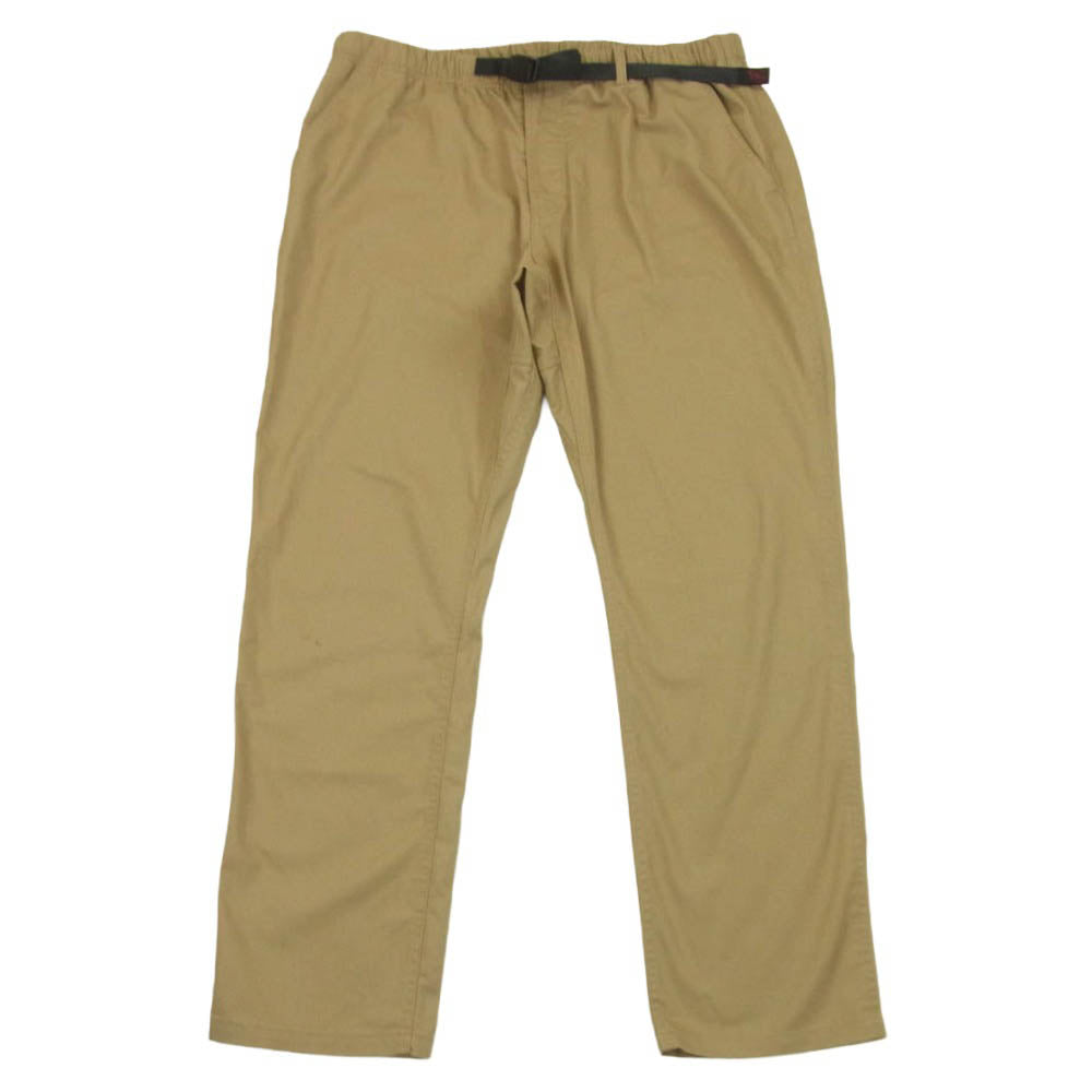 Gramicci グラミチ GMP5-SJP08 T/C TWILL SLACKS ツイル スラックス パンツ 中国製 ベージュ系 XL【中古】