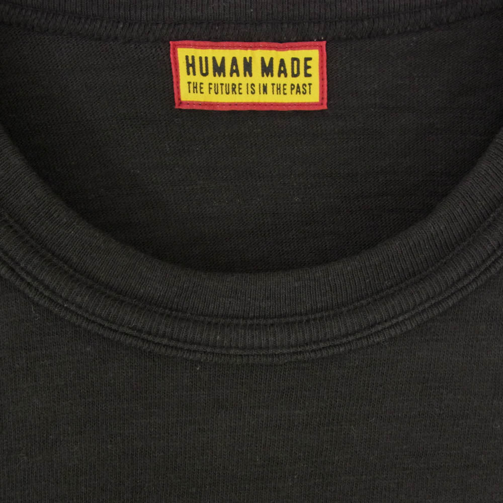 HUMAN MADE ヒューマンメイド 25SS Graphic T-Shirt Dry Alls サークル ダック カモ プリント 半袖 Tシャツ ブラック系 XL【中古】