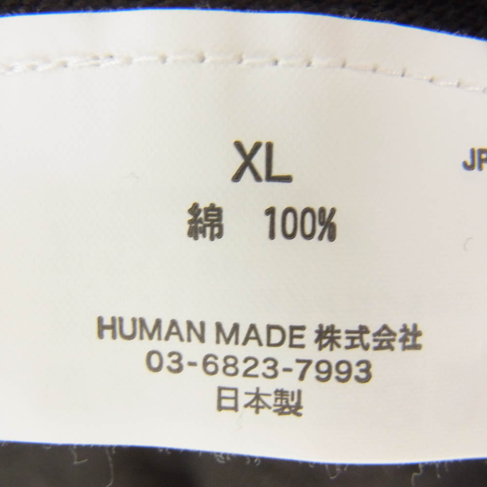 HUMAN MADE ヒューマンメイド 25SS Graphic T-Shirt Dry Alls サークル ダック カモ プリント 半袖 Tシャツ ブラック系 XL【中古】