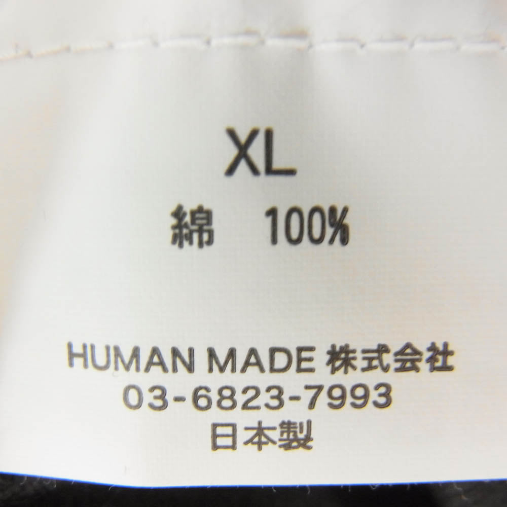 HUMAN MADE ヒューマンメイド 25SS M-GTS-BLK-TS03-JP Graphic T-Shirt Dry Alls ダック カモ フェイス プリント 半袖 Tシャツ ブラック系 XL【中古】