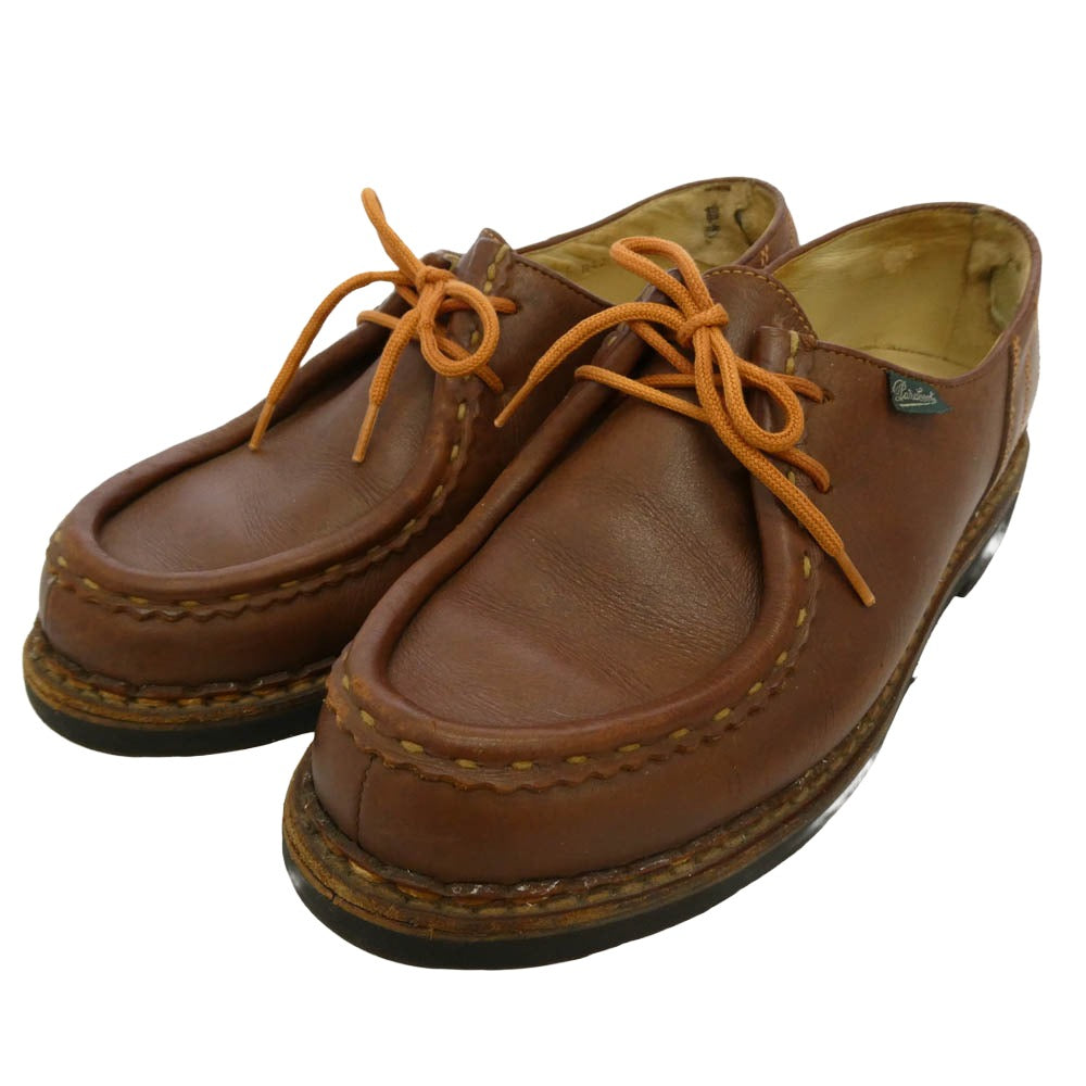 Paraboot パラブーツ 1634 MORZINE モジーン トレッキング チロリアン レザー シューズ ブラウン系 42【中古】
