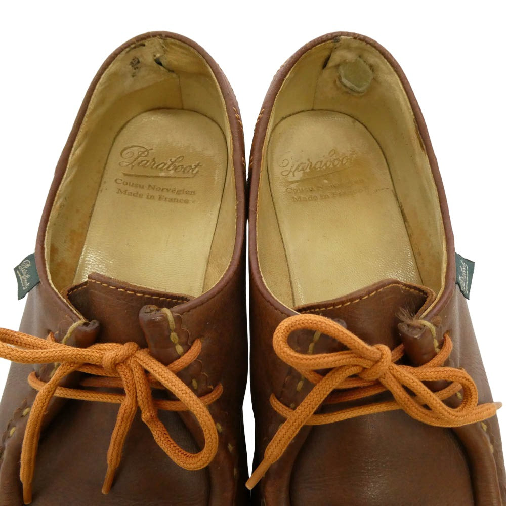 Paraboot パラブーツ 1634 MORZINE モジーン トレッキング チロリアン レザー シューズ ブラウン系 42【中古】