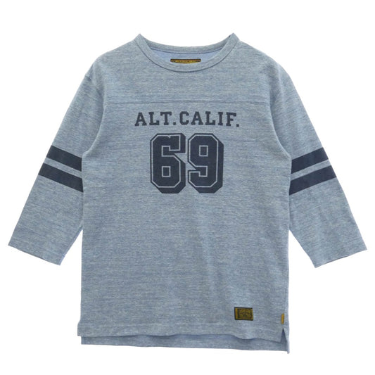 NEIGHBORHOOD ネイバーフッド 11AW 112ATNH-CSM01 CALIF 69 FB ECR CREW 3Q カリフ クルーネック 七分袖 カットソー ライトブルー系 M【中古】