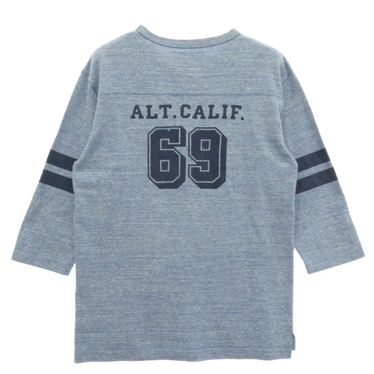 NEIGHBORHOOD ネイバーフッド 11AW 112ATNH-CSM01 CALIF 69 FB ECR CREW 3Q カリフ クルーネック 七分袖 カットソー ライトブルー系 M【中古】