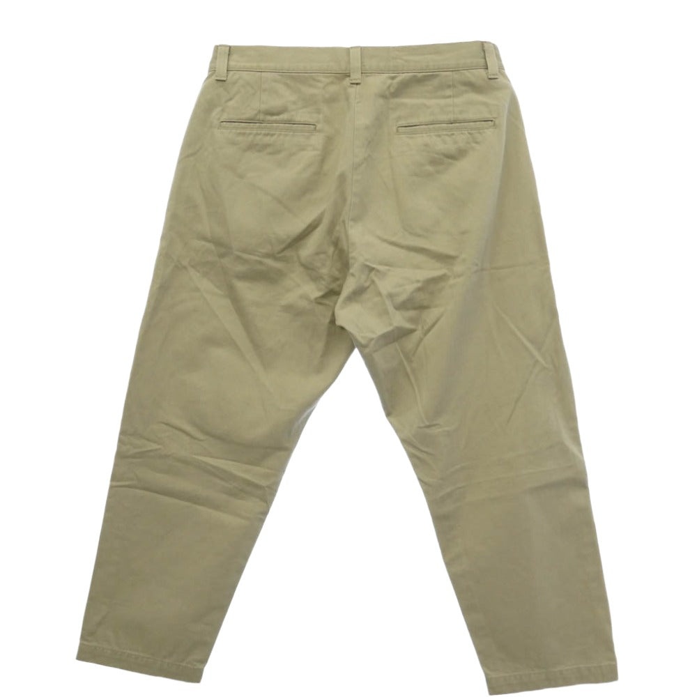 SOPHNET. ソフネット 21AW SOPH-212048 WIDE CROPPED PANTS ワイド クロップド パンツ ベージュ系 XL【中古】