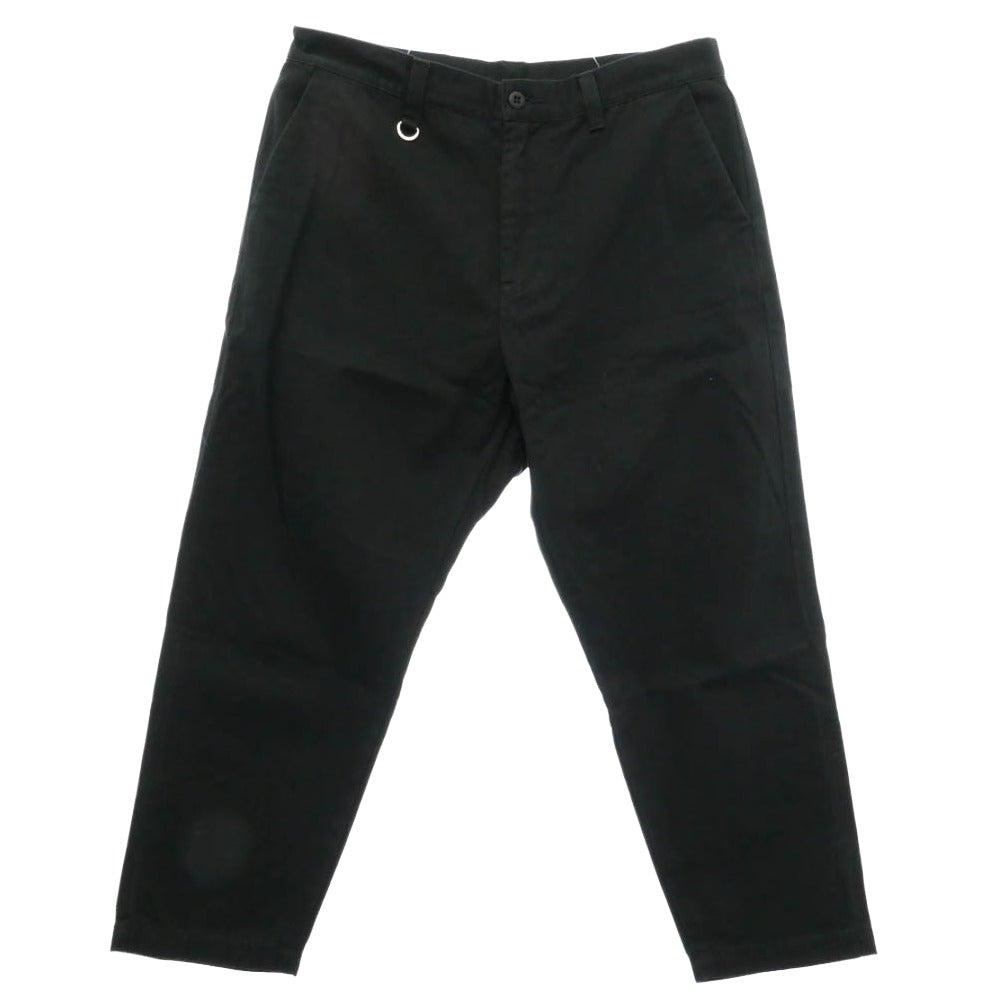 SOPHNET. ソフネット 21AW SOPH-212048 WIDE CROPPED PANTS ワイド クロップド パンツ ブラック ブラック系 XL【中古】