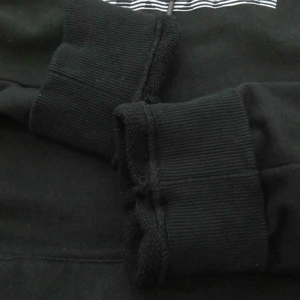 F.C.R.B. エフシーアールビー 25SS FCRB-250079 EFFECT LINE LOGO TEAM SWEAT HOODIE エフェクト ライン ロゴ チーム スウェット フーディー パーカー ブラック系 XL【中古】