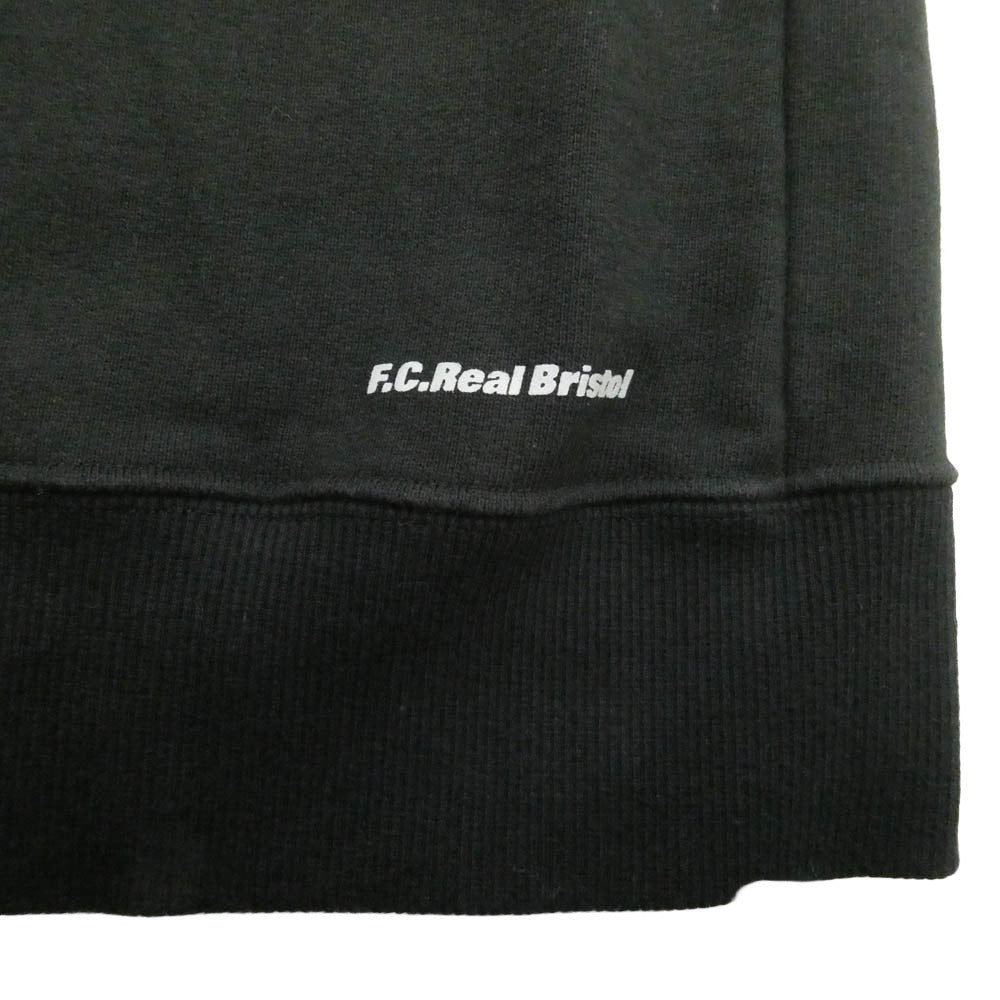 F.C.R.B. エフシーアールビー 25SS FCRB-250079 EFFECT LINE LOGO TEAM SWEAT HOODIE エフェクト ライン ロゴ チーム スウェット フーディー パーカー ブラック系 XL【中古】