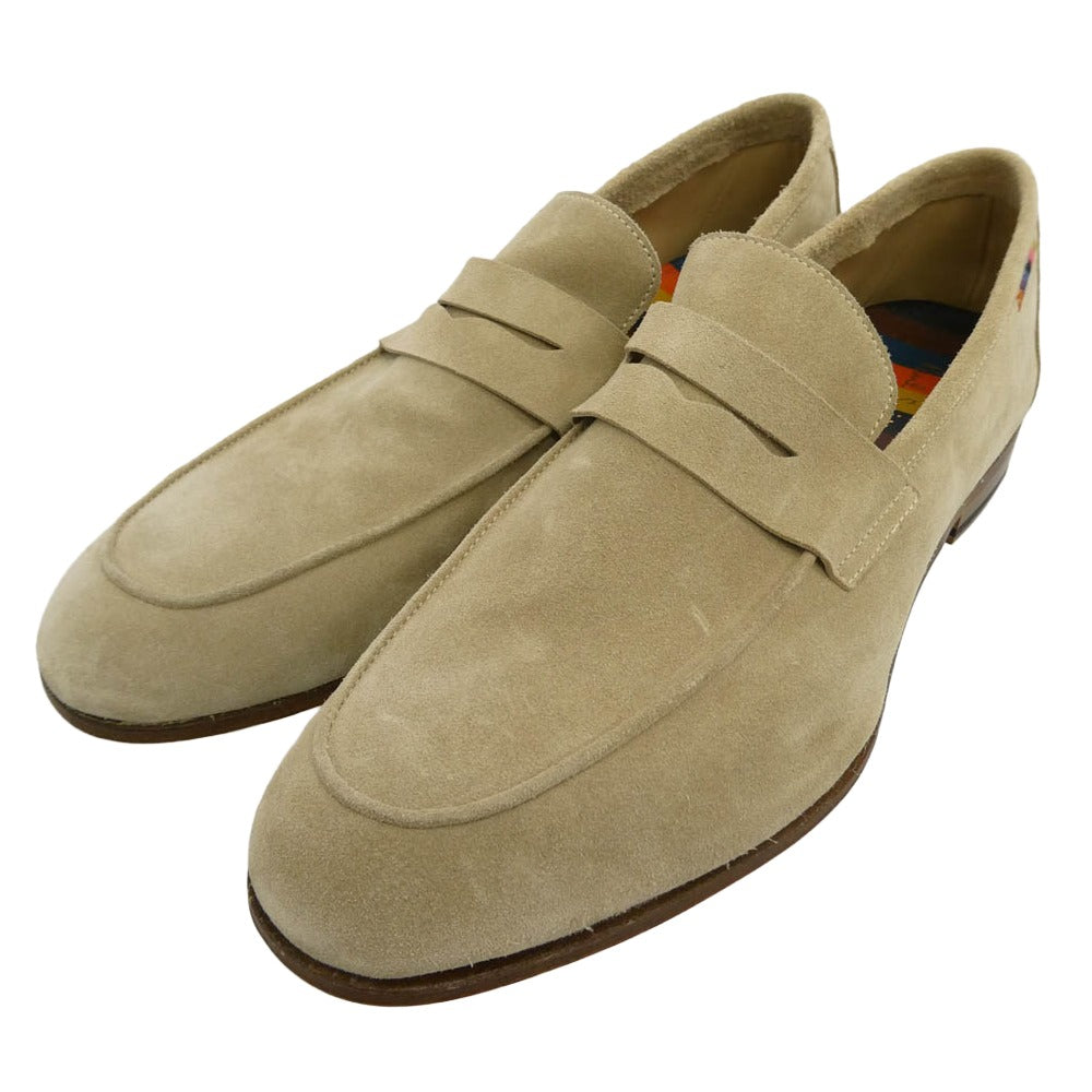 Paul Smith ポール・スミス イタリア製 スエード ローファー レザーシューズ ベージュ系 6【中古】