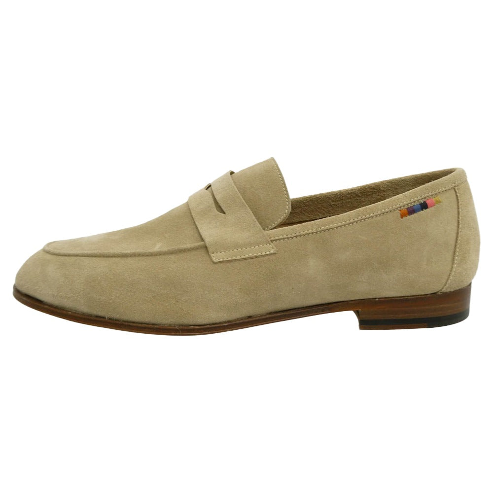 Paul Smith ポール・スミス イタリア製 スエード ローファー レザーシューズ ベージュ系 6【中古】