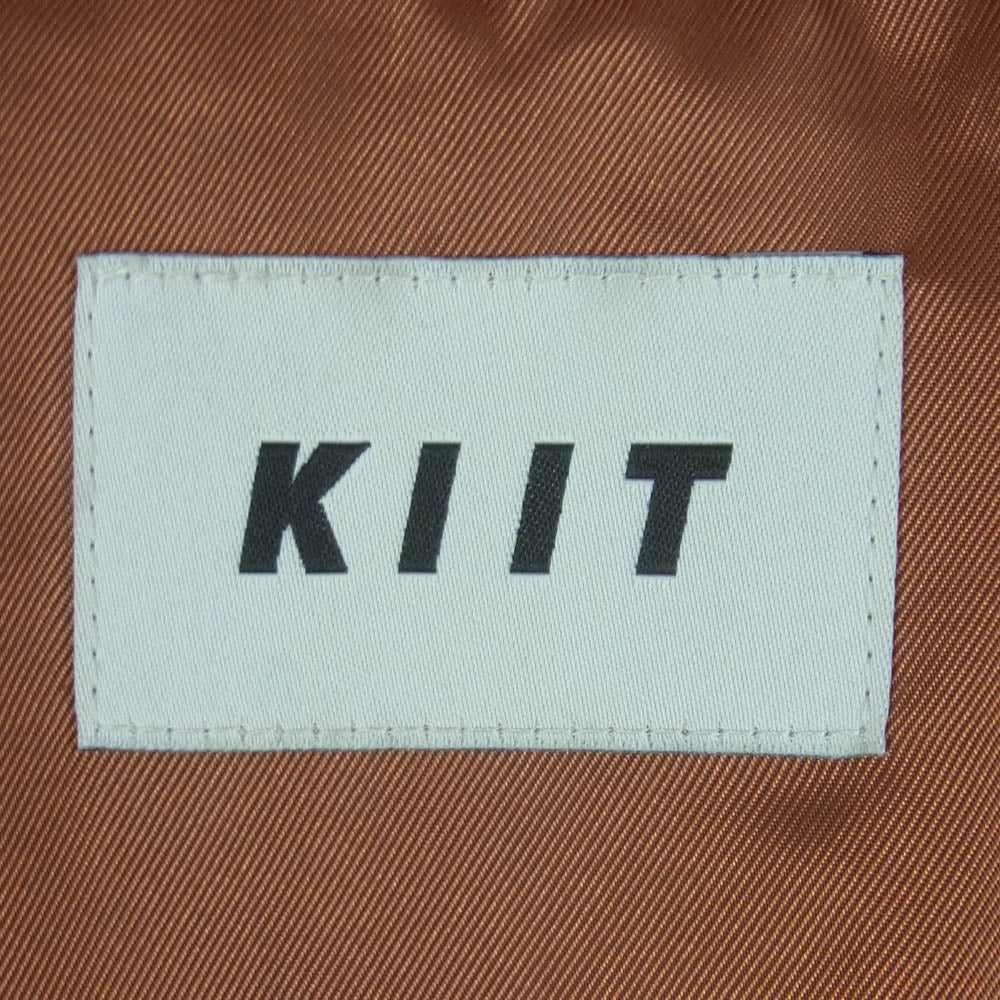 キート KIL-Y59A-800 フェイクレザー ダウン ジャケット 中国製 オレンジ系 オレンジブラウン系 2【中古】