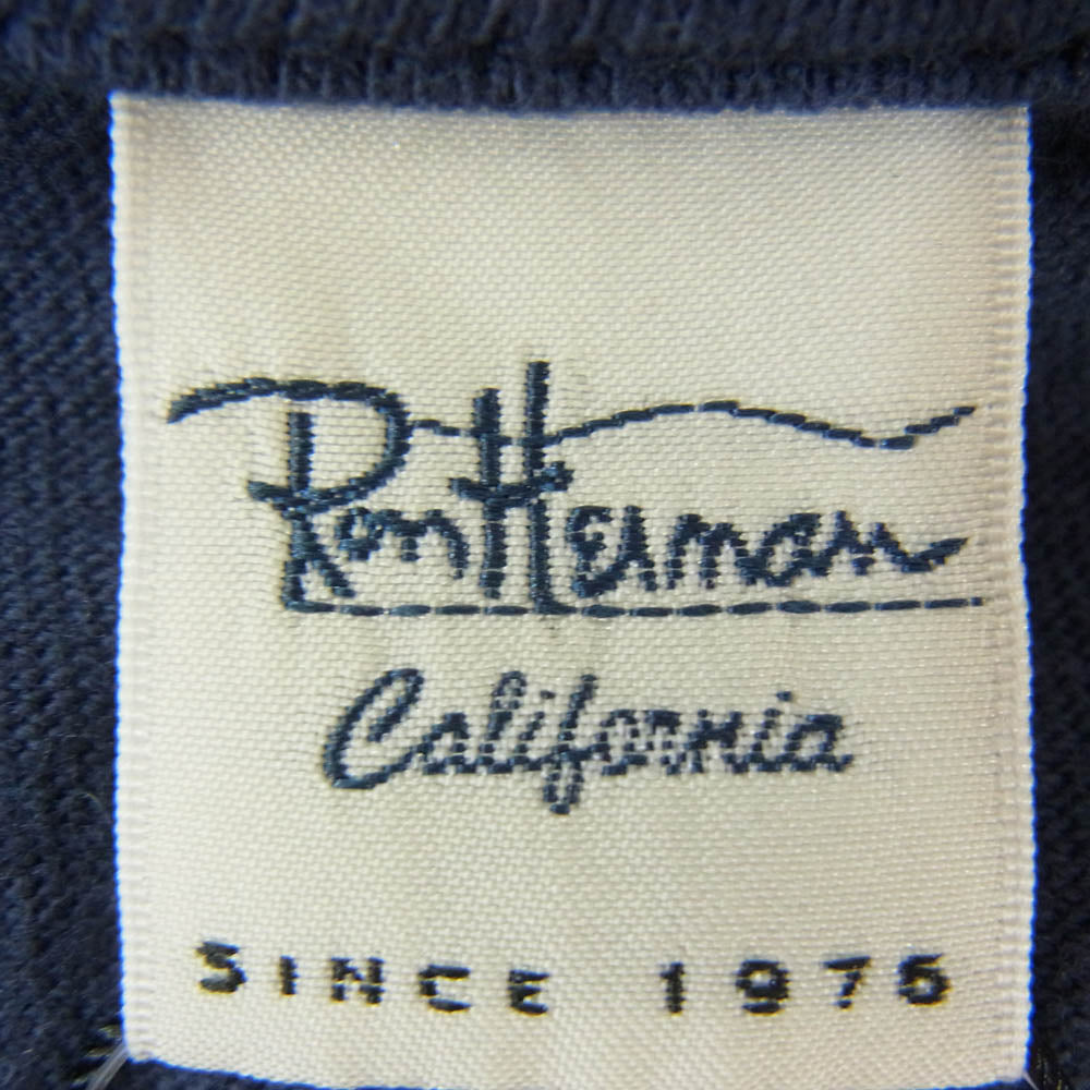 Ron Herman ロンハーマン 422090132-1071 CALIFORNIA CITY ポケット Tシャツ ネイビー系 M【新古品】【未使用】【中古】