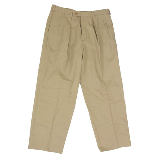 オールアメリカンカーキ TR-001 USA製 RELAXED FIT リラックスフィット チノ パンツ ブラウン系 32【美品】【中古】