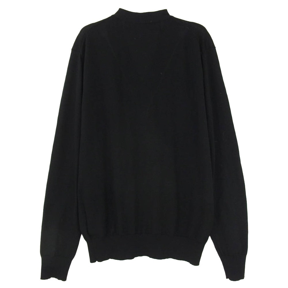 COMME des GARCONS HOMME コムデギャルソンオム AD2006 HS-N003 00s 06年製 5ボタン Vネック ニット カーディガン ブラック系 S【中古】