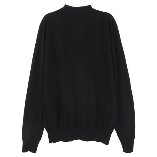 COMME des GARCONS HOMME コムデギャルソンオム AD2006 HS-N003 00s 06年製 5ボタン Vネック ニット カーディガン ブラック系 S【中古】