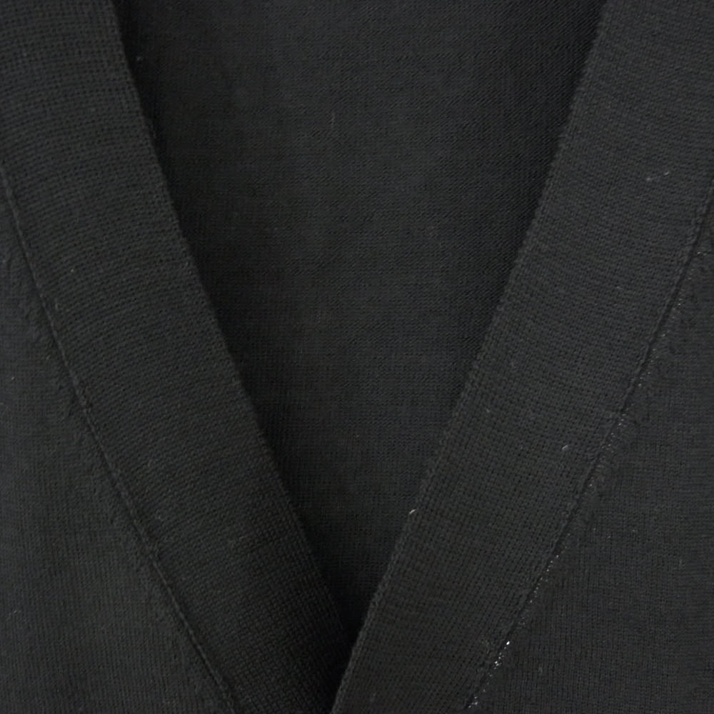 COMME des GARCONS HOMME コムデギャルソンオム AD2006 HS-N003 00s 06年製 5ボタン Vネック ニット カーディガン ブラック系 S【中古】