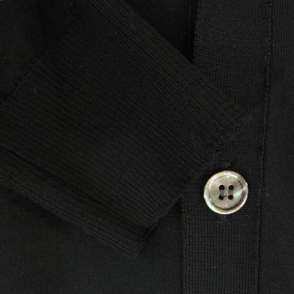 COMME des GARCONS HOMME コムデギャルソンオム AD2006 HS-N003 00s 06年製 5ボタン Vネック ニット カーディガン ブラック系 S【中古】