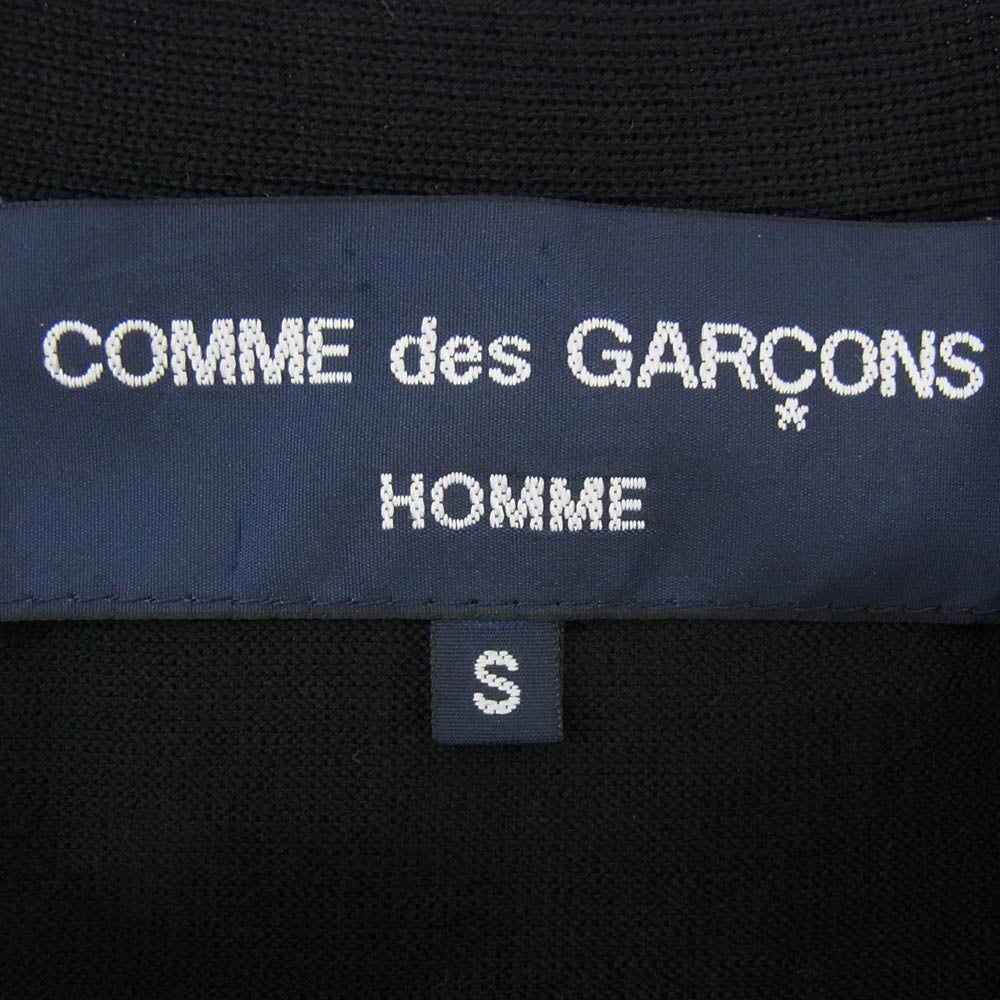 COMME des GARCONS HOMME コムデギャルソンオム AD2006 HS-N003 00s 06年製 5ボタン Vネック ニット カーディガン ブラック系 S【中古】