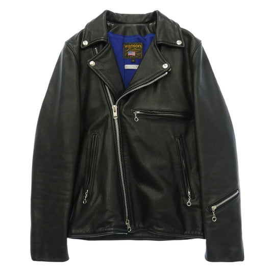 VANSON バンソン Ron Herman ロンハーマン × Ron Herman ロンハーマン Riders Jacket ブラック系 36【中古】