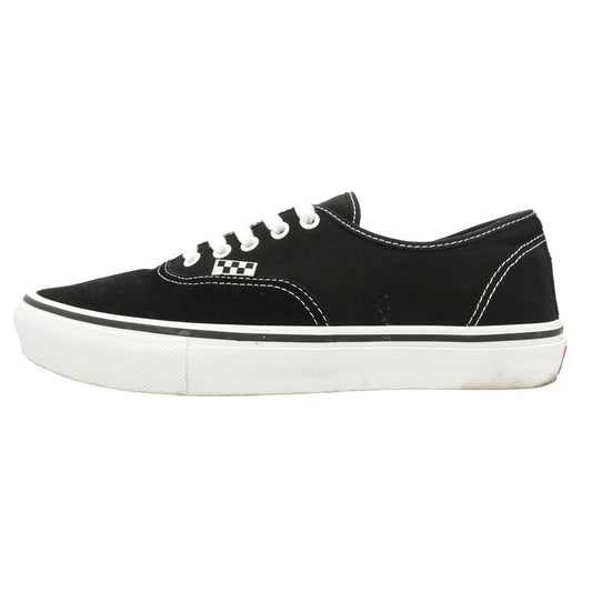 VANS バンズ VN0A5FC8Y28 Skate Authentic スケート オーセンティック スエードレザー×キャンバス ローカット スニーカー ブラック系 28cm【中古】