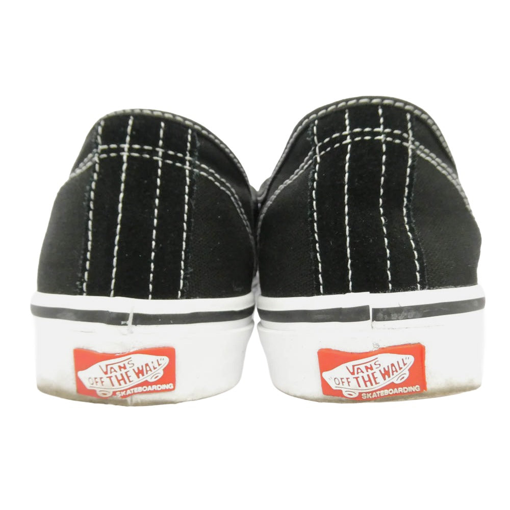 VANS バンズ VN0A5FC8Y28 Skate Authentic スケート オーセンティック スエードレザー×キャンバス ローカット スニーカー ブラック系 28cm【中古】