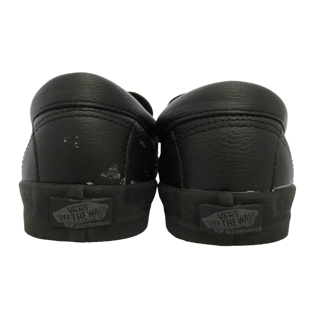 VANS バンズ VN000VAQBKA SKATE LOAFER レザー スケート レザー スリッポン ブラック系 28.5【中古】